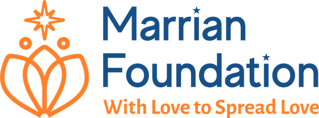 Marrian Foundation logo, With Love to Spread Love
